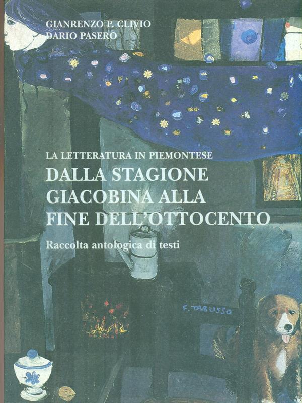 La letteratura in piemontese dalla stagione giacobina alla fine dell'ottocento. parte terza