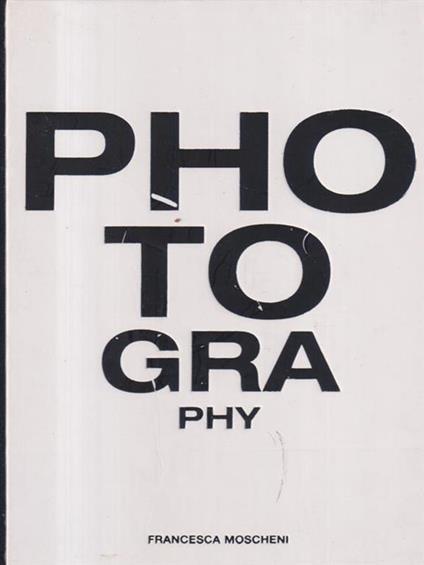 Photography - Francesca Moscheni - copertina