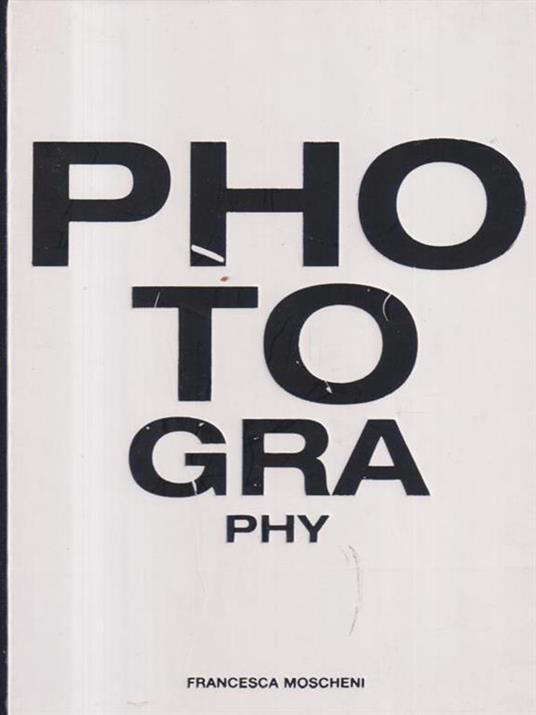 Photography - Francesca Moscheni - copertina