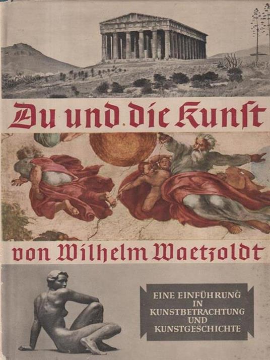 Du und die Kunft - Wilhelm Waetzoldt - copertina