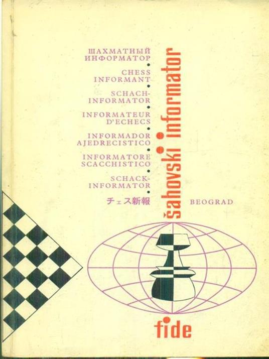 Sahovski informator n. 25/1978 - copertina