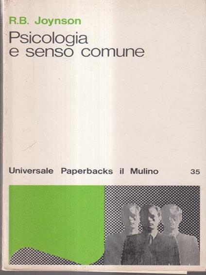 Psicologia e senso comune - R. B. Johnson - copertina