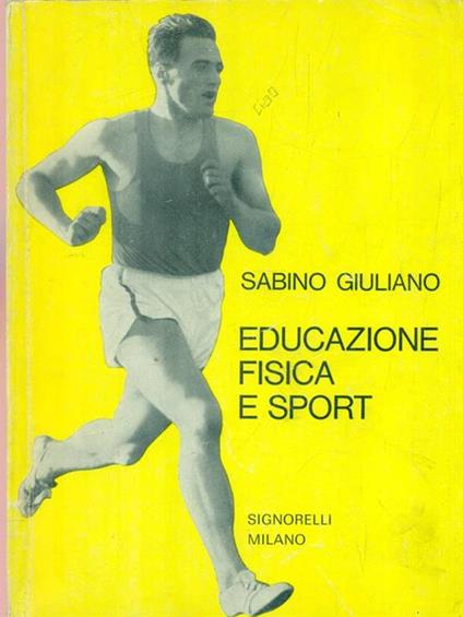 Educazione fisica e sport - Sabino Giuliano - copertina
