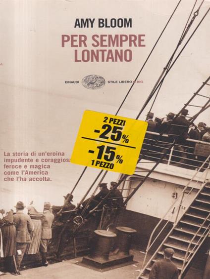 Per sempre lontano - Amy Bloom - copertina