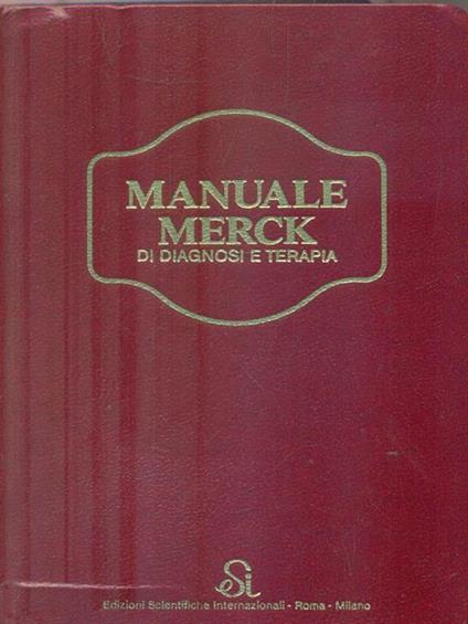 Manuale Merck di diagnosi e terapia -   - copertina
