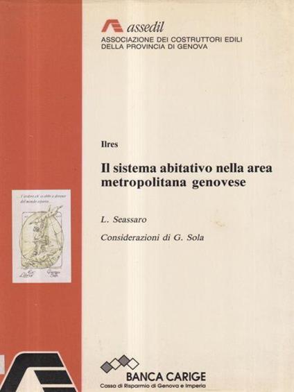 Il sistema abitativo nella area metropolitana genovese - copertina