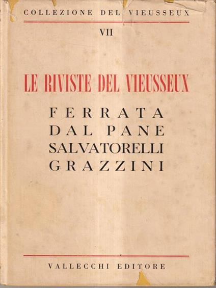 Le riviste del Vieusseux -   - copertina