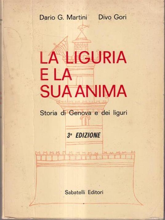 La Liguria e la sua anima - Martini - copertina