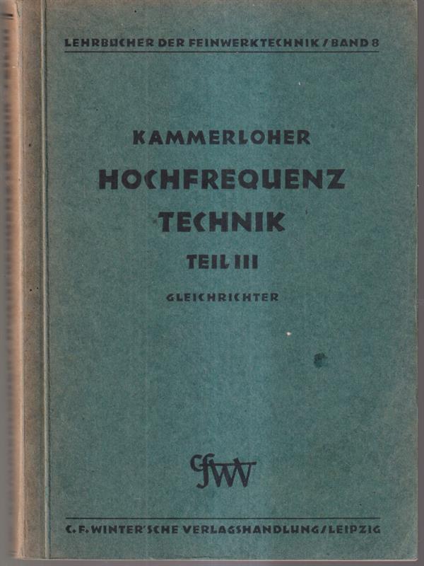 Hochfrequenztechnik teil III
