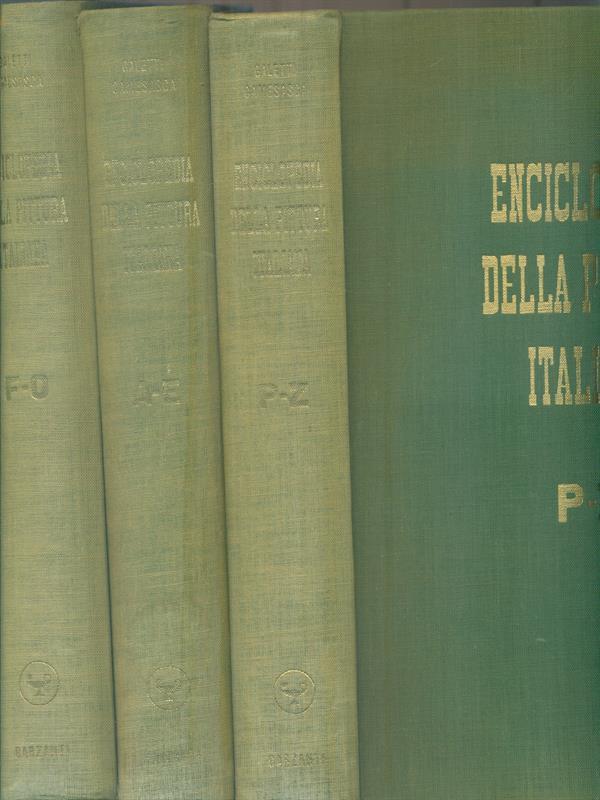 Enciclopedia della pittura italiana.3 vv