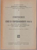 Conferenze dei corsi di perfezionamento 1950-51
