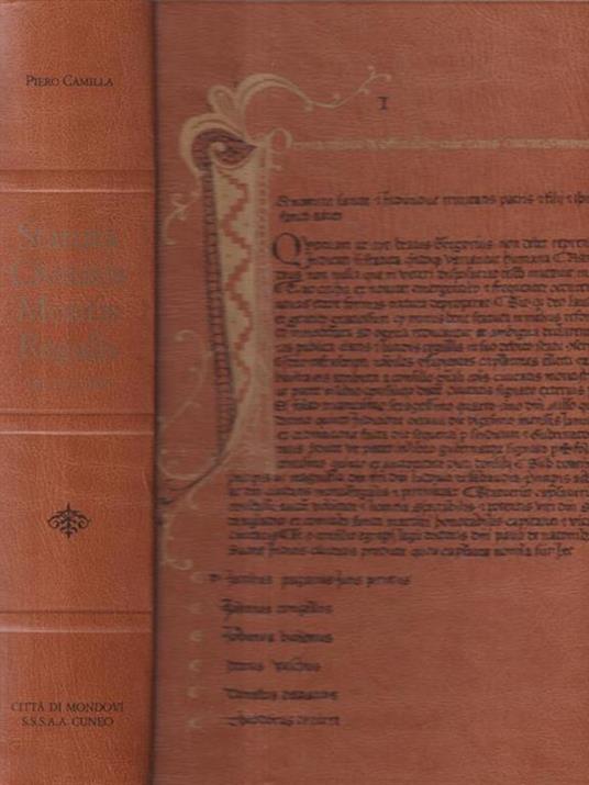 Statuta Civitatis Montisregalis - Piero Camilla - copertina