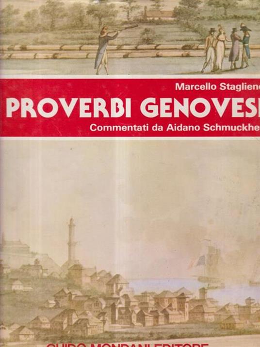 I proverbi genovesi - Marcello Staglieno - copertina