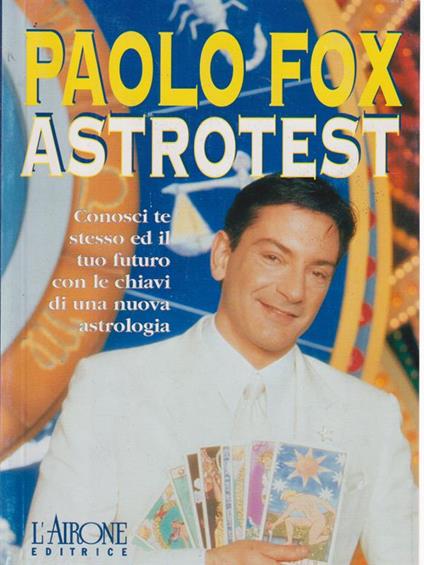 Paolo Fox: astrotest - Paolo Fox - copertina