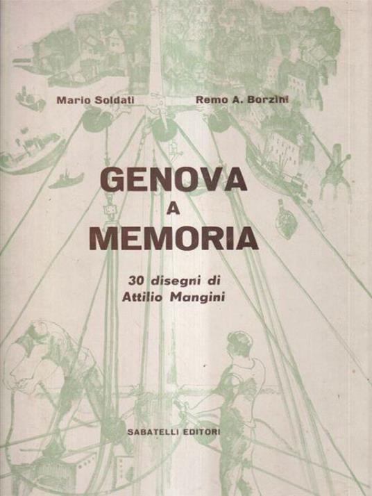 Genova a memoria - Mario Soldati - copertina
