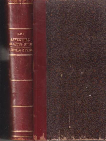 Avventure del capitano Hatteras - 5 settimane in pallone - Jules Verne - copertina