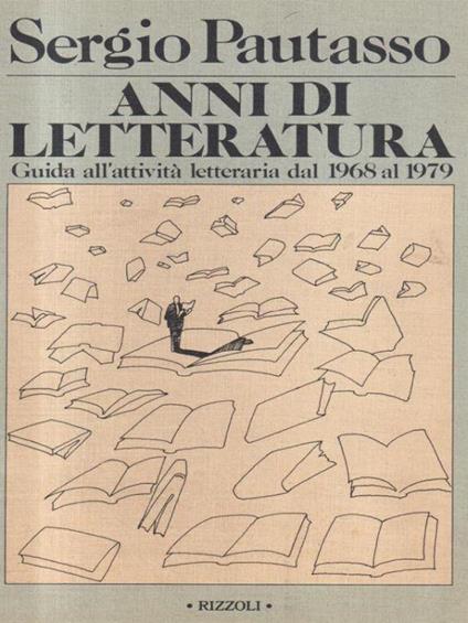Anni di letteratura - Sergio Pautasso - copertina