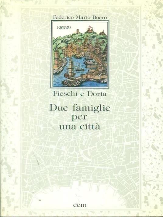 Due famiglie per una città - Federico Mario Boero - copertina