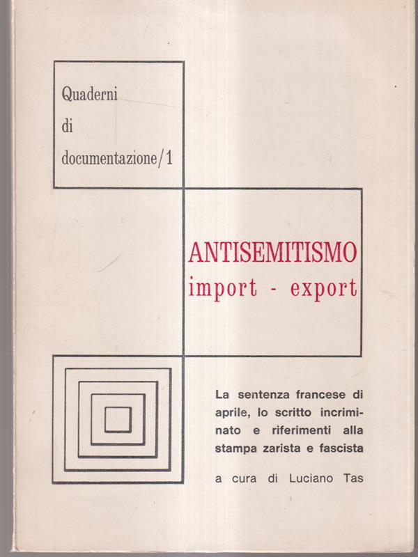 Antisemitismo import-export