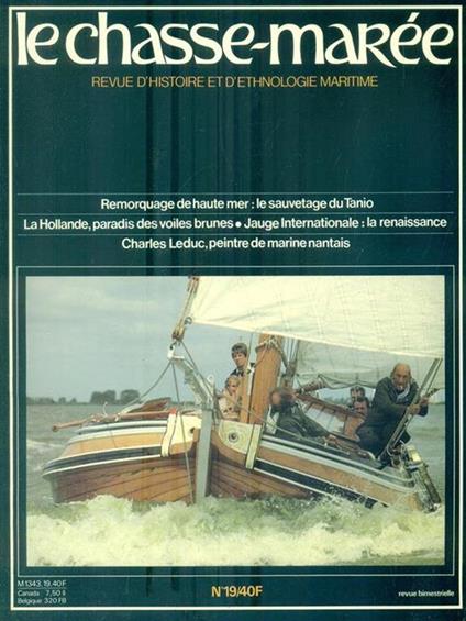 Le chasse-maree. 19/40F - copertina