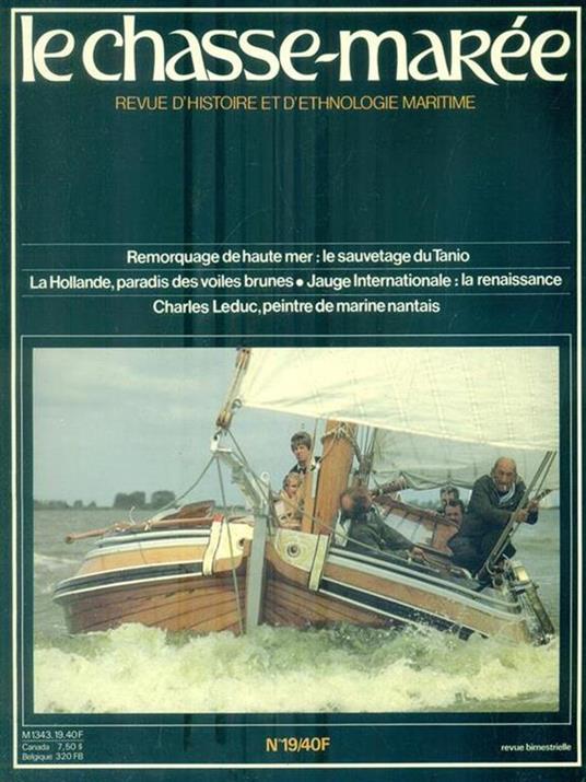 Le chasse-maree. 19/40F - copertina