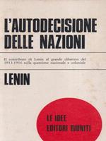 L' autodecisione delle nazioni