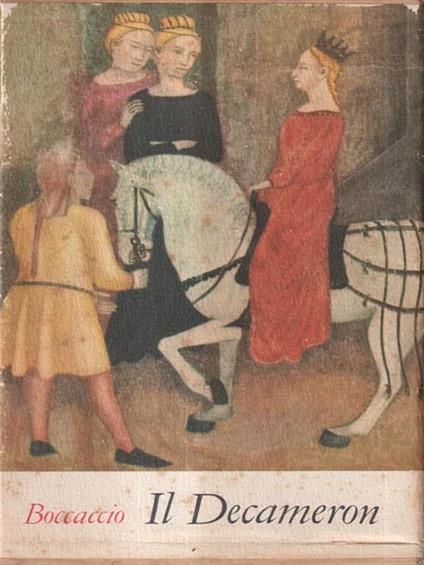 Il decameron - Giovanni Boccaccio - copertina