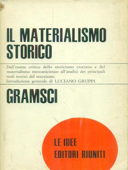 Il  materialismo storico - Antonio Gramsci - copertina