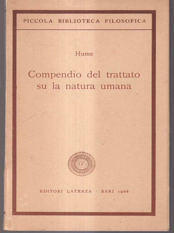 Compendio del trattato sulla natura umana