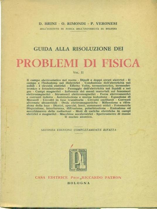 Problemi di fisica vol. II - copertina