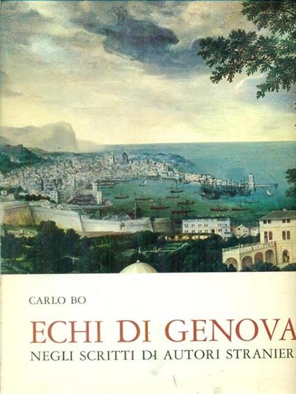 Echi di Genova - Carlo Bo - copertina