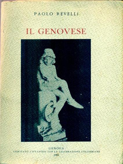 Il genovese - Paolo Revelli - copertina