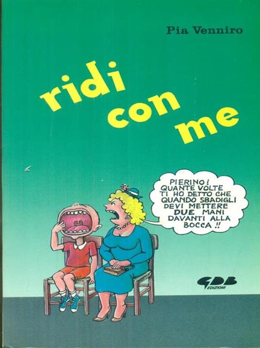 Ridi con me - Pia Venniro - copertina