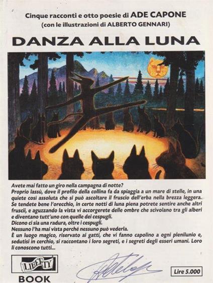 Danza alla luna - Ade Capone - copertina