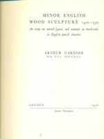 Minor english wood sculpture 1400-1550