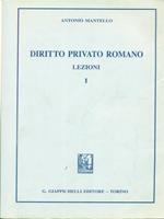 Diritto privato romano lezione I