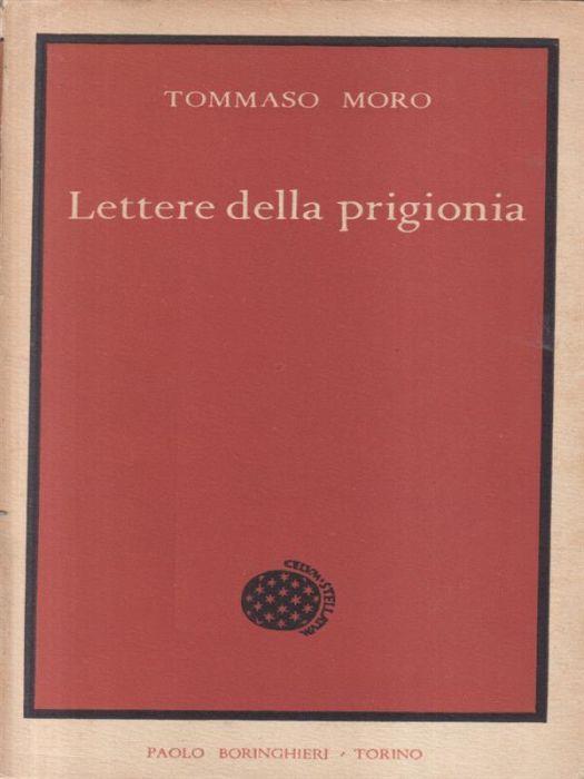 Lettere della prigionia - Tommaso Moro - copertina