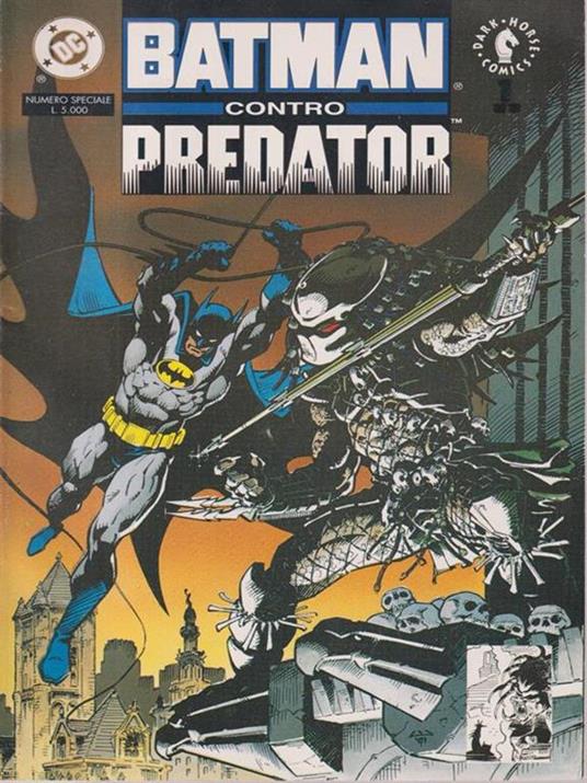 Batman contro Predator - copertina