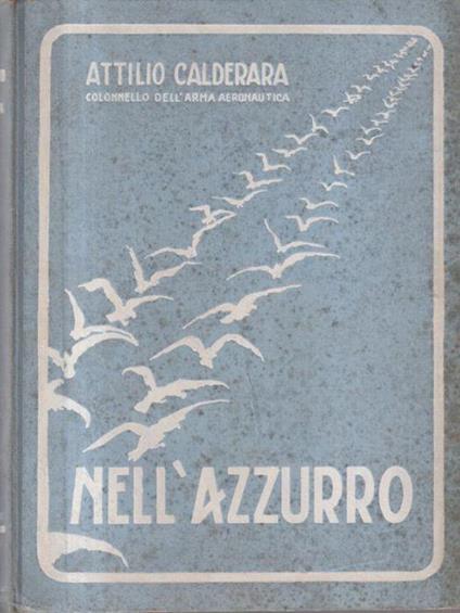 Nell'azzurro. L'aeronautica dalle sue origini leggendarie ai giorni nostri - Attilio Calderara - copertina