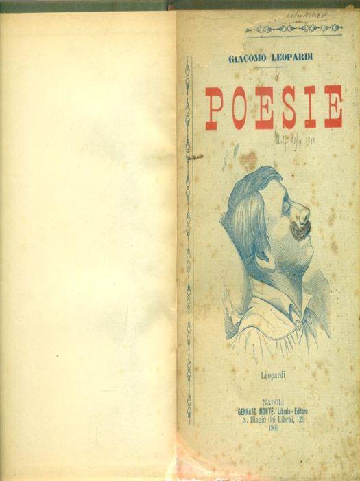 Poesie - Giacomo Leopardi - copertina