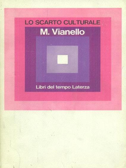Lo  scarto culturale - Mino Vianello - copertina