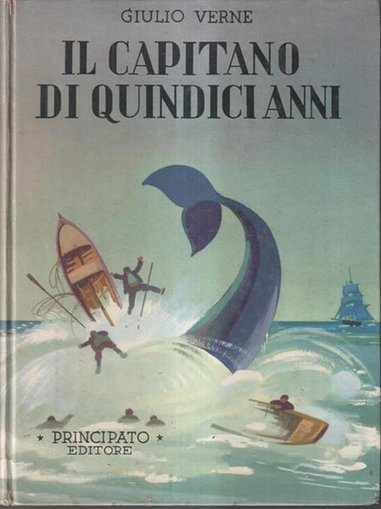 Un capitano di quindici anni - Jules Verne - copertina