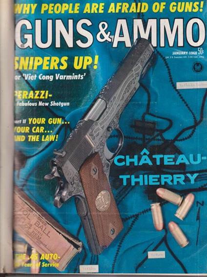 Guns & Ammo annata 1968 completa - copertina