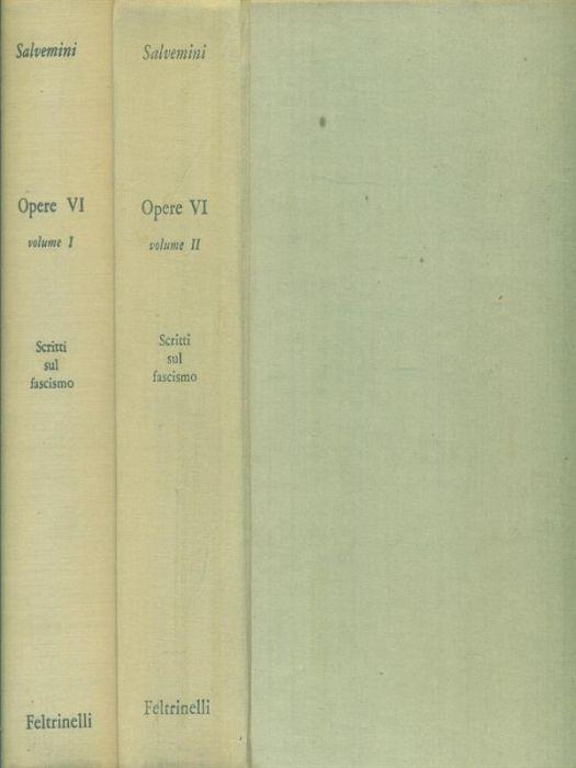 Opere VI Tomo I-II - Gaetano Salvemini - copertina