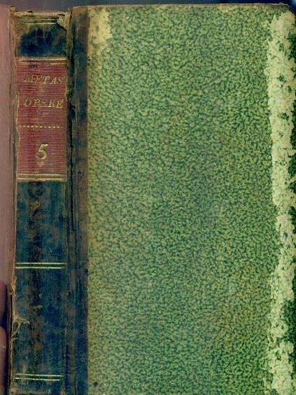 Opere tomo III - Parte I - Pietro Metastasio - copertina