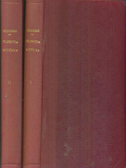 Filosofia moderna 2 vv - Ernst Cassirer - copertina