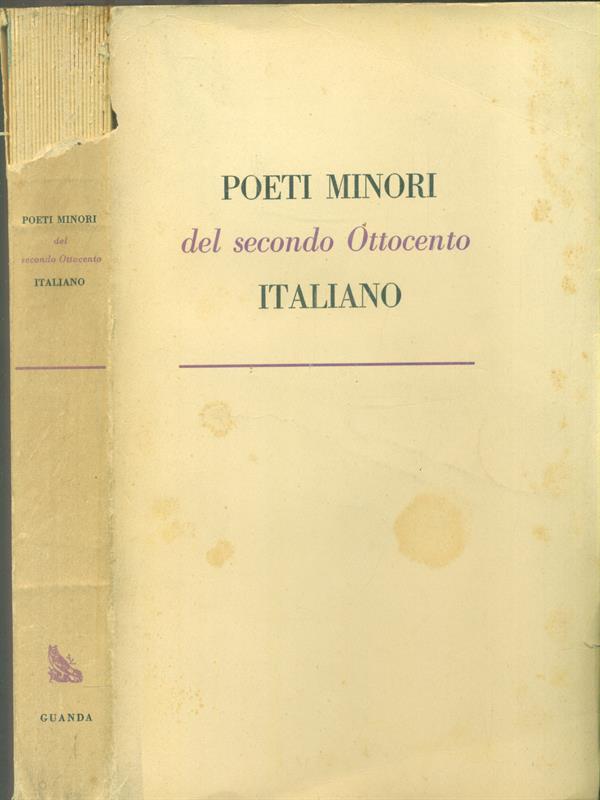 Poeti minori del secondo Ottocento italiano