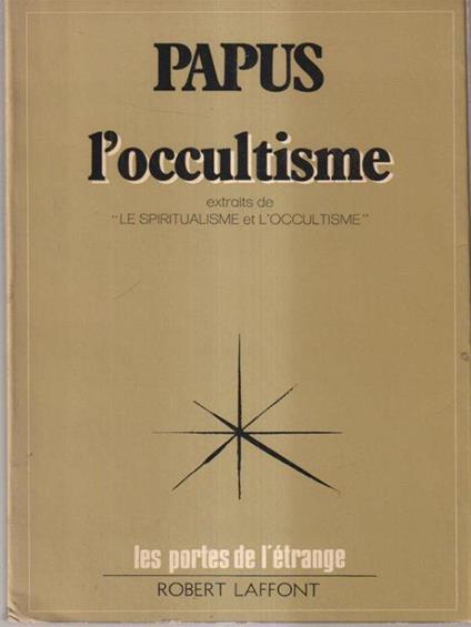 L' occultisme - Papus - copertina
