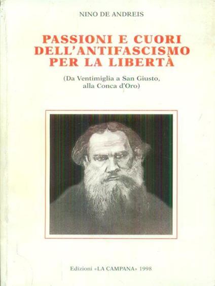 Passioni e cuori dell'antifascismo per la libertà - copertina