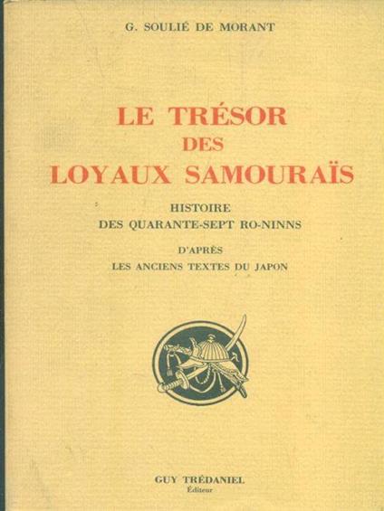 Le tresor des loyaux samourais - copertina